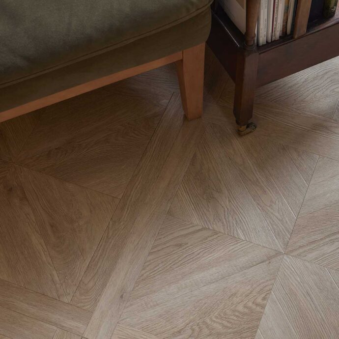 Lattia Metsä Pure Oak Castell Panel Glue Down LVT Flooring