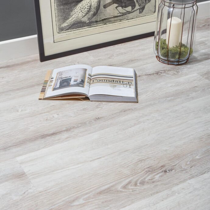 Lattia Metsä Sundried Wood Plank Glue Down LVT Flooring