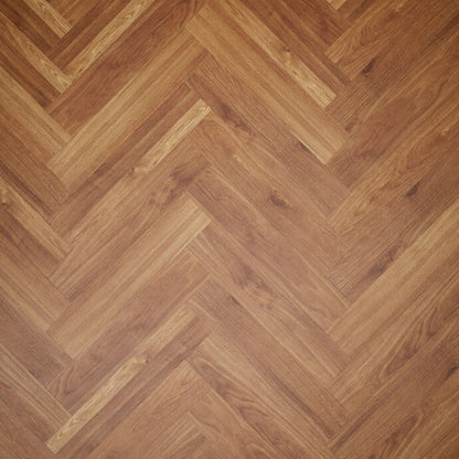 Lattia Oksa Gold Oak Herringbone Glue Down LVT Flooring