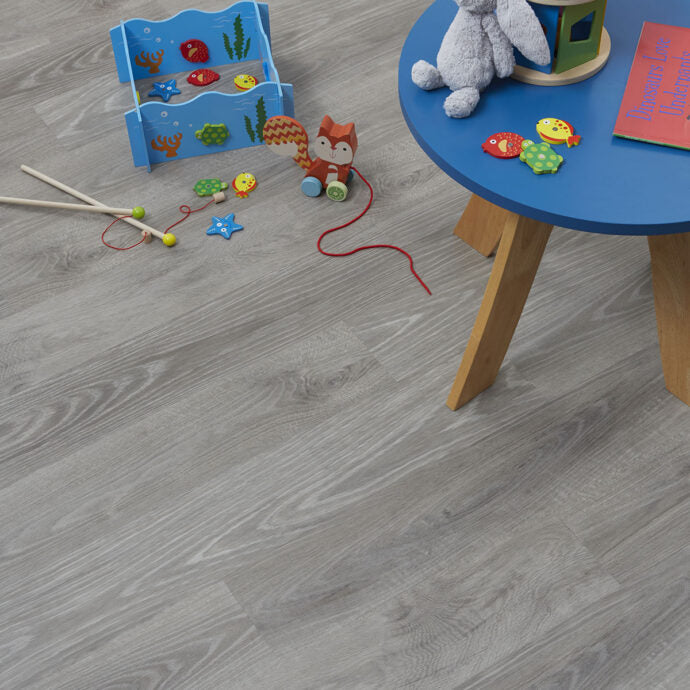 Lattia Oksa Silver Tree Plank Glue Down LVT Flooring
