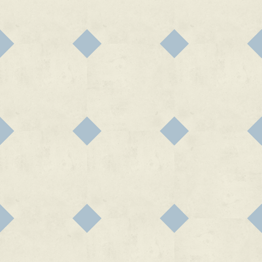 Lattia Talo Aika - Cream, Pale Blue Glue Down LVT Flooring