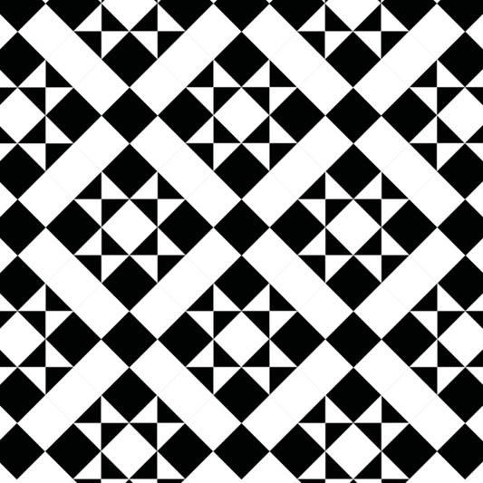 Lattia Talo Koto - Black, White Glue Down LVT Flooring