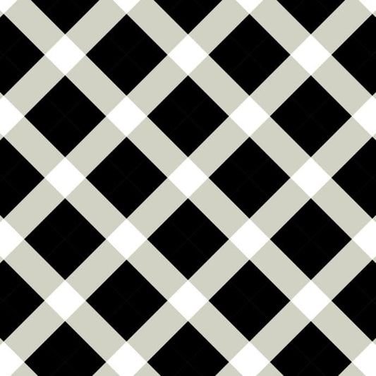 Lattia Talo Linna - Black, Pale Green, White Glue Down LVT Flooring