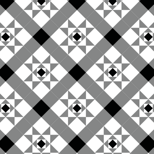 Lattia Talo Satama - White, Grey, Black Glue Down LVT Flooring