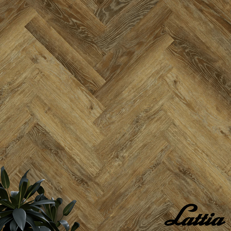 Lattia Vantaa Click Imperial Oak Herringbone Click SPC Flooring