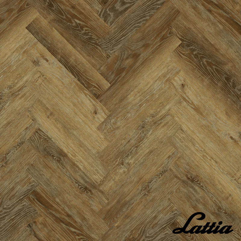 Lattia Vantaa Click Imperial Oak Herringbone Click SPC Flooring