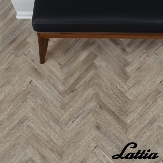 Lattia Vantaa Click Plaza Oak Herringbone Click SPC Flooring