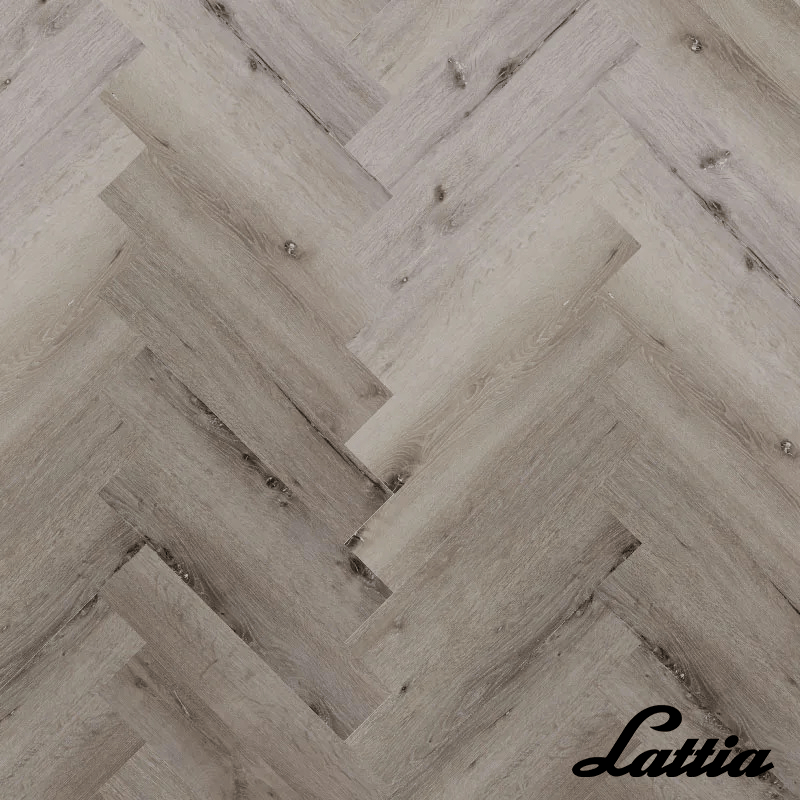 Lattia Vantaa Click Weimaraner Oak Herringbone Click SPC Flooring