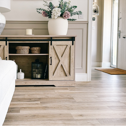 Karndean Knight Tile Lime Washed Oak KP99 Plank Glue Down LVT Flooring