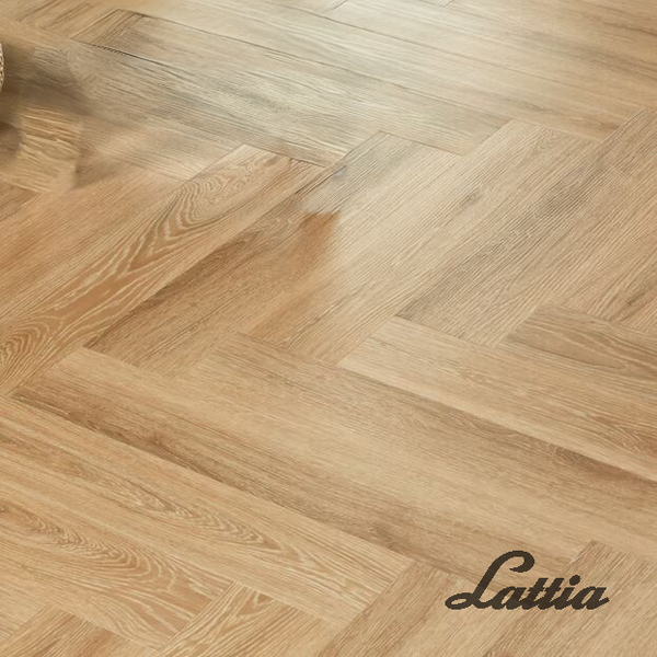 Lattia Vantaa Manuka Oak Herringbone Glue Down LVT Flooring