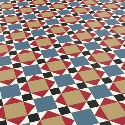 Karndean Heritage Collection Mayfair MAYF-02 Geometric Tile Glue Down LVT Flooring