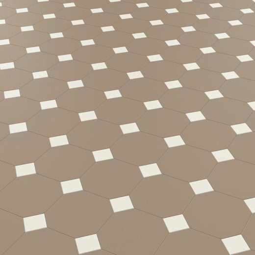 Karndean Heritage Collection Montpellier MONT-04 Geometric Tile Glue Down LVT Flooring