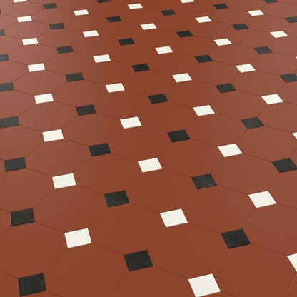 Karndean Heritage Collection Montpellier MONT-08 Geometric Tile Glue Down LVT Flooring