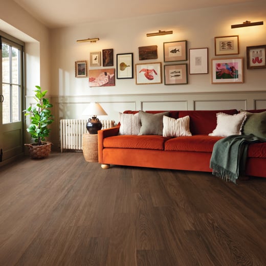 Karndean Knight Tile Nutmeg Limed Oak KP164 Plank Glue Down LVT Flooring