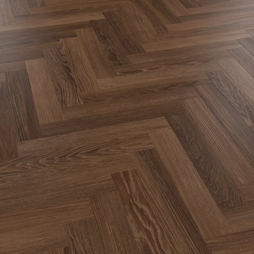 Karndean Knight Tile Nutmeg Limed Oak SM-KP164 Herringbone Glue Down LVT Flooring