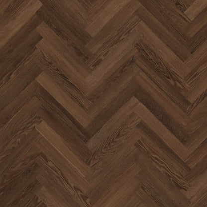 Karndean Knight Tile Nutmeg Limed Oak SM-KP164 Herringbone Glue Down LVT Flooring