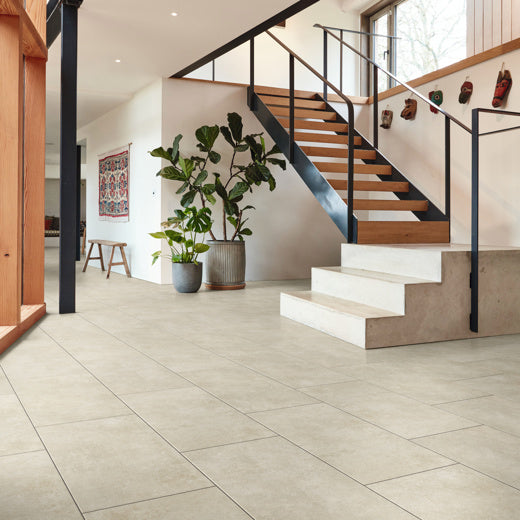 Karndean Art Select Pavimento Crema LM40 Stone Tile Glue Down LVT Flooring