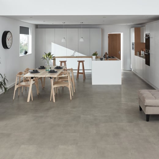 Karndean Van Gogh Metro Grey RKT2403 Stone Tile Rigid Core Click LVT Flooring