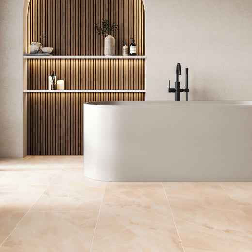 Karndean Art Select Rose Onyx LM36 Stone Tile Glue Down LVT Flooring
