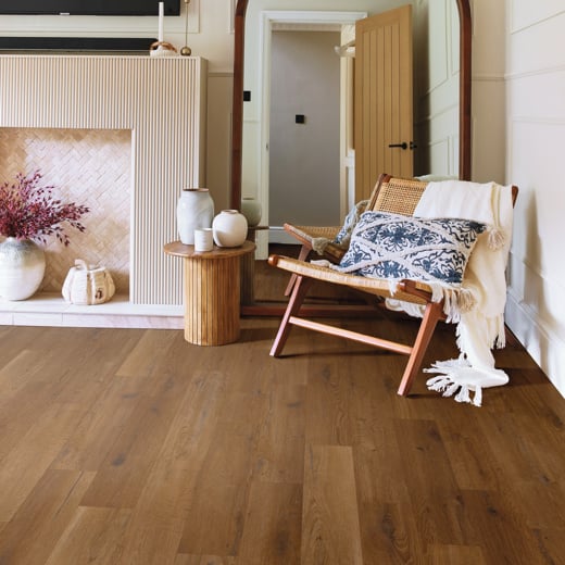 Karndean Knight Tile Russet Character Oak KP163 Plank Glue Down LVT Flooring