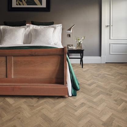 Karndean Art Select Salon Oak Parquet AP08 Parquet Glue Down LVT Flooring