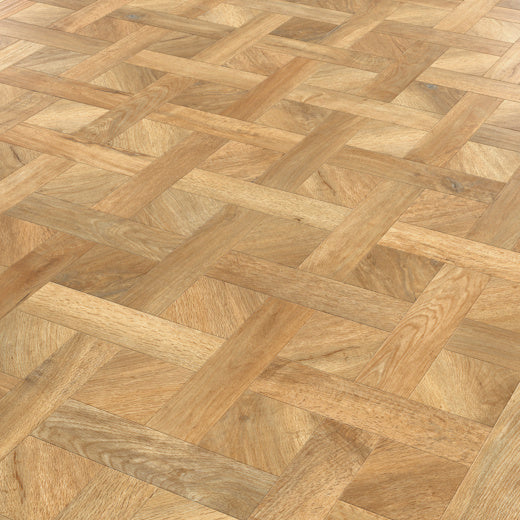 Karndean Art Select Spring Oak SBW-RL01 Basketweave Glue Down LVT Flooring