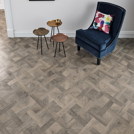 Karndean Art Select Storm Oak SBW-RL12 Basketweave Glue Down LVT Flooring