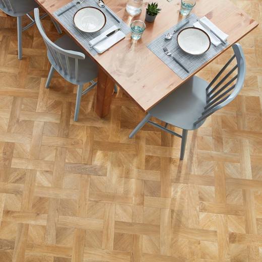 Karndean Art Select Spring Oak SBW-RL01 Basketweave Glue Down LVT Flooring