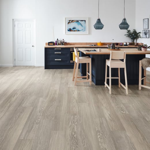Karndean Knight Tile Grey Limed Oak SCB-KP138-6 Rigid Core Plank Click LVT Flooring
