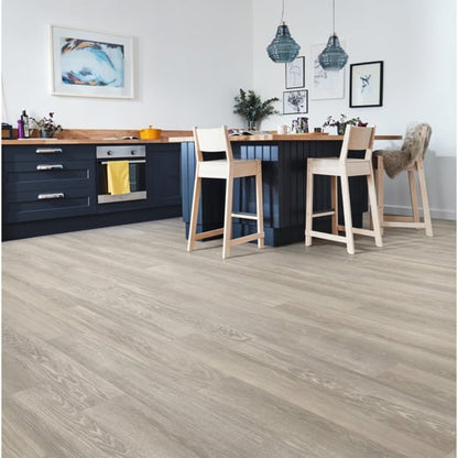 Karndean Knight Tile Grey Limed Oak SCB-KP138-6 Rigid Core Plank Click LVT Flooring