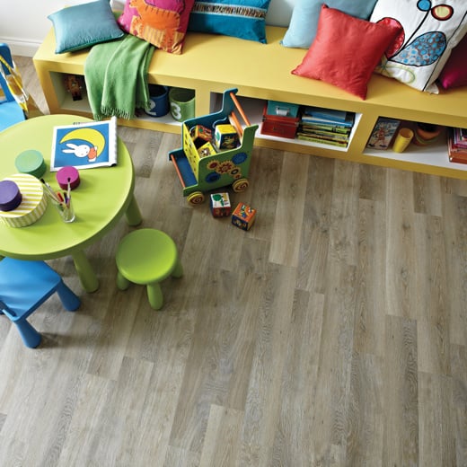 Karndean Knight Tile Lime Washed Oak SCB-CH-KP99 Rigid Core Chevron Click LVT Flooring