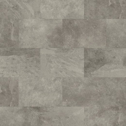Karndean Knight Tile Grey Riven Slate SCB-ST16-18 Rigid Core Stone Tile Click LVT Flooring