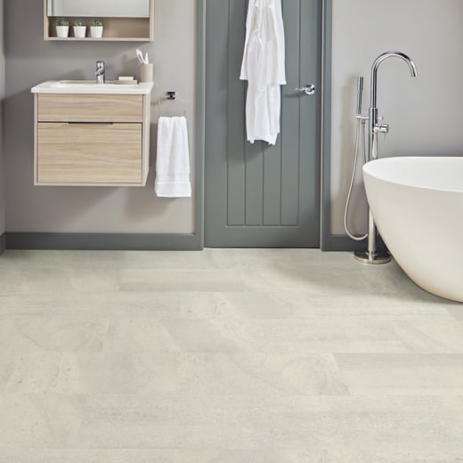 Karndean Knight Tile Honed Oyster Slate SCB-ST17-18 Rigid Core Stone Tile Click LVT Flooring