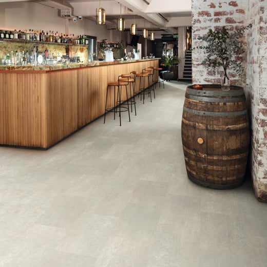 Karndean Knight Tile Dove Grey Concrete SCB-ST21-18 Rigid Core Stone Tile Click LVT Flooring