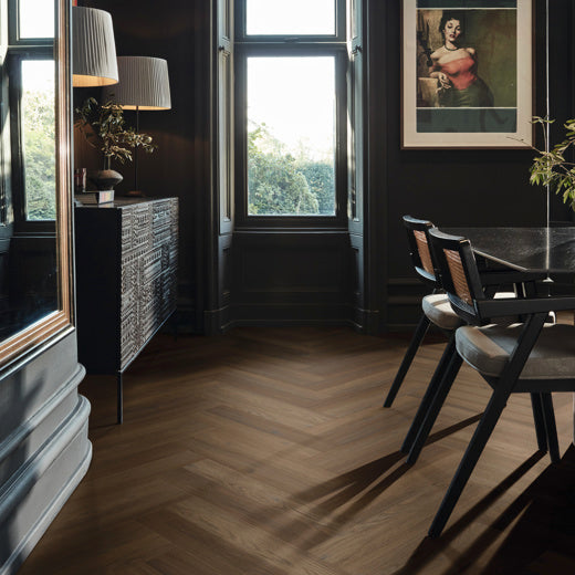 Karndean Art Select Serrano Oak SM-RL28 Herringbone Glue Down LVT Flooring