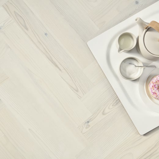 Karndean Knight Tile Washed Scandi Pine SM-KP132 Herringbone Glue Down LVT Flooring