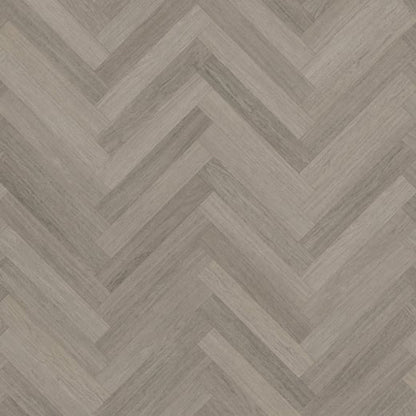 Karndean Knight Tile Grey Studio Oak SM-KP152 Herringbone Glue Down LVT Flooring