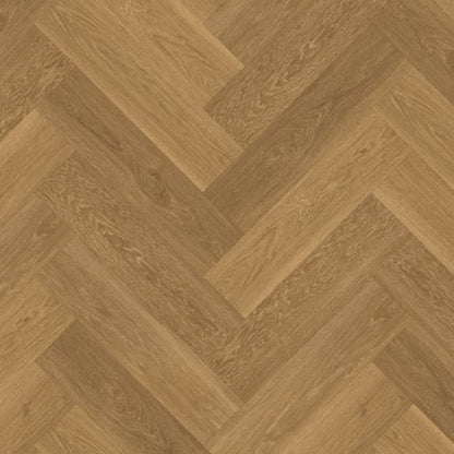 Karndean Van Gogh Golden Brushed Oak SM-VGW122T Herringbone Glue Down LVT Flooring