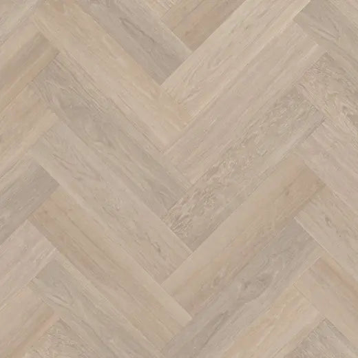 Karndean Van Gogh Neutral Brushed Oak SM-VGW126T Herringbone Glue Down LVT Flooring