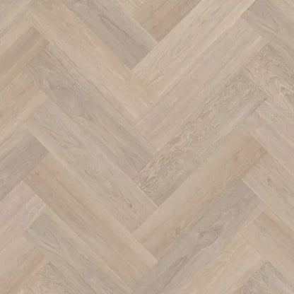 Karndean Van Gogh Neutral Brushed Oak SM-VGW126T Herringbone Glue Down LVT Flooring