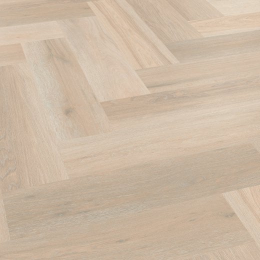 Karndean Van Gogh Texas White Ash SCH-VGW8105 Herringbone Rigid Core Click LVT Flooring
