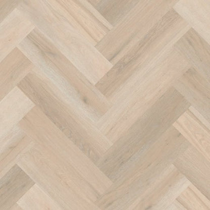 Karndean Van Gogh Texas White Ash SCH-VGW8105 Herringbone Rigid Core Click LVT Flooring