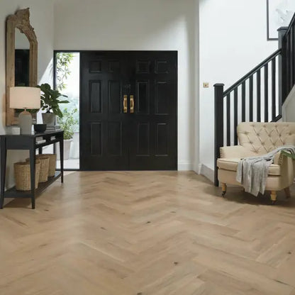 Karndean Van Gogh Canadian Urban Oak SCH-VGW8116 Herringbone Rigid Core Click LVT Flooring