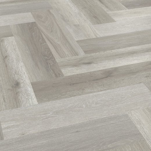 Karndean Van Gogh Texas Grey Ash SM-VGW8239 Herringbone Glue Down LVT Flooring