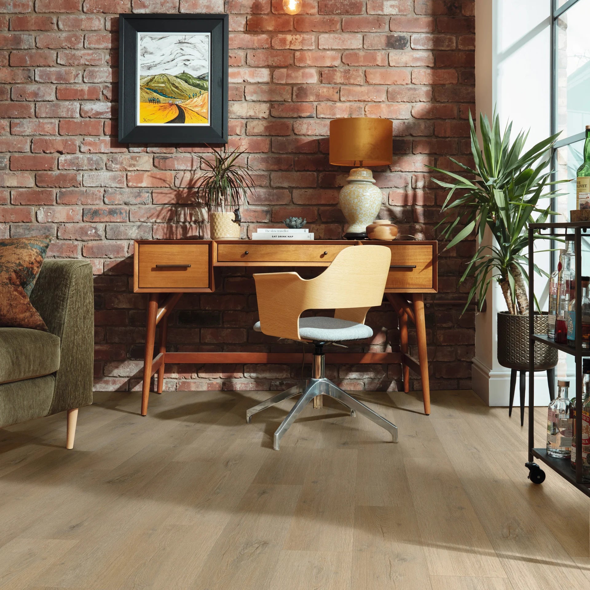 Karndean Palio Essenza Sorrento Oak PVP409 Plank Glue Down LVT Flooring