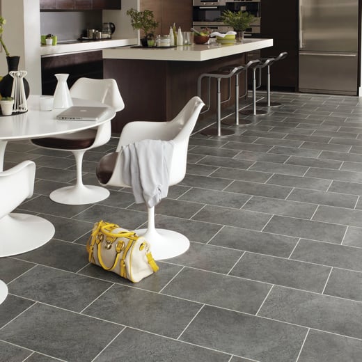 Karndean Knight Tile Cumbrian Stone ST14 Stone Tile Glue Down LVT Flooring