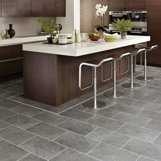 Karndean Knight Tile Cumbrian Stone ST14 Stone Tile Glue Down LVT Flooring