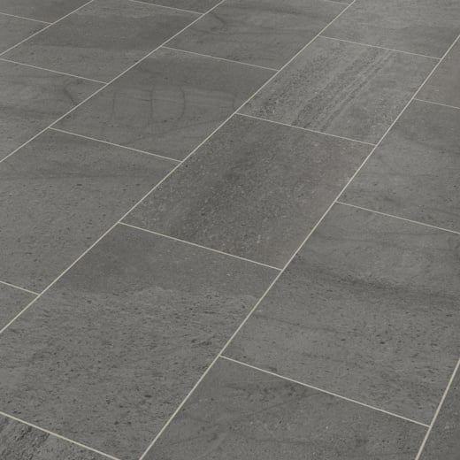 Karndean Knight Tile Honed Charcoal Slate ST19 Stone Tile Glue Down LVT Flooring