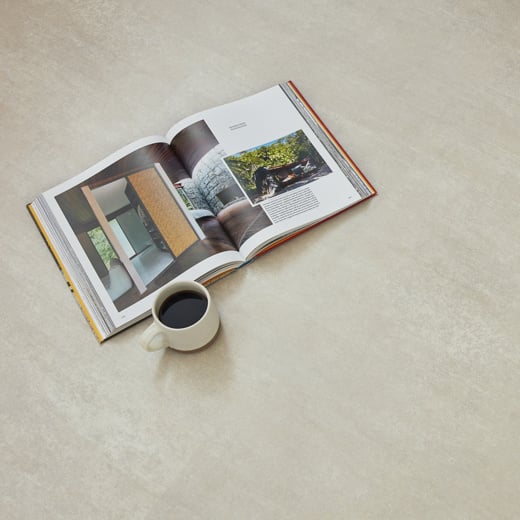 Karndean Knight Tile Dove Grey Concrete ST21 Stone Tile Glue Down LVT Flooring