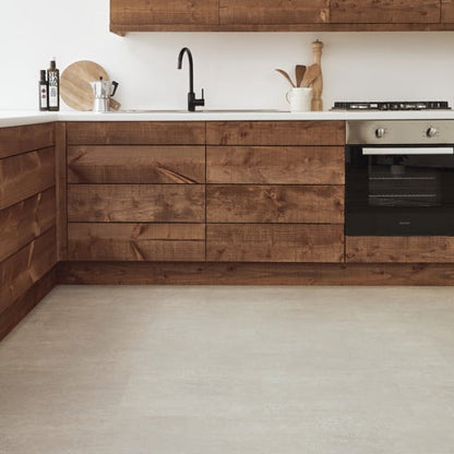 Karndean Knight Tile Dove Grey Concrete ST21 Stone Tile Glue Down LVT Flooring